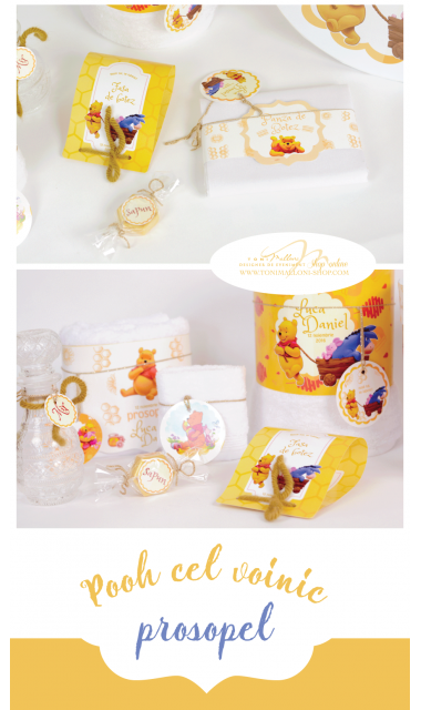 Trusou de botez cu broderie personalizata si ursuletul Winnie Pooh, Ursuletul cel voinic 10